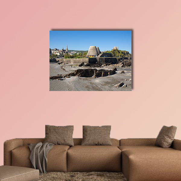 Ilfracombe North Devon UK seafront and beach Multi panel canvas wall art