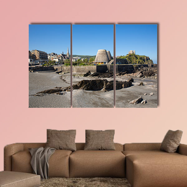 Ilfracombe North Devon UK seafront and beach Multi panel canvas wall art