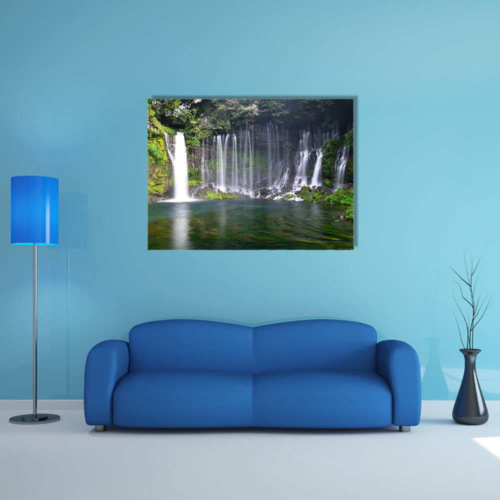 Most beautiful Shiraito falls multi panel canvas wall art