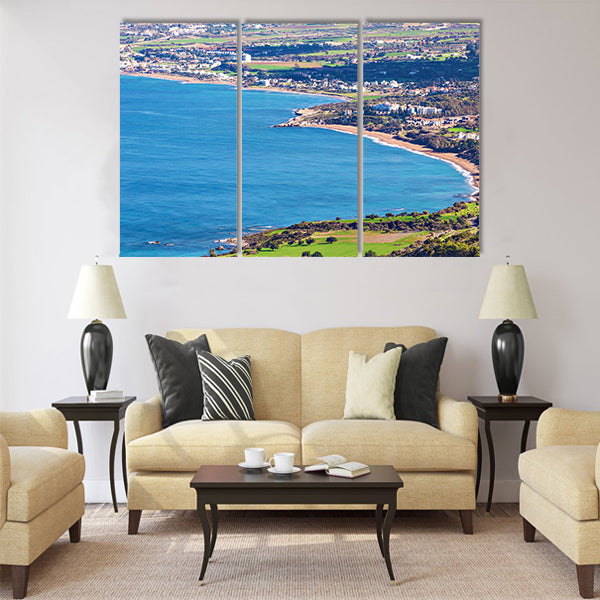 Cyprus Latchi Panorama Multi Panel Canvas Wall Art