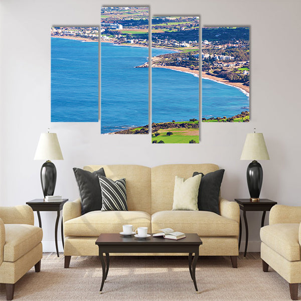 Cyprus Latchi Panorama Multi Panel Canvas Wall Art