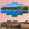 Lake Zurich as seen from the city of Zurich, Mt. Uetliberg canvas wall art