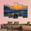 Zaitunay Bay marina in Beirut capital city of Lebanon Middle East multi panel canvas wall art