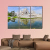 Reflection in White Temple Chiang Rai, Thailand multi panel canvas wall art