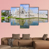 Reflection in White Temple Chiang Rai, Thailand multi panel canvas wall art