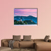 Early morning at Bled Lake in Slovenia multi panel canvas wall art