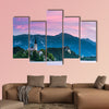 Early morning at Bled Lake in Slovenia multi panel canvas wall art