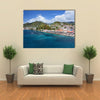 Saint George city port in Grenada, Caribbean Multi panel canvas wall art