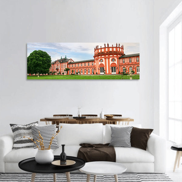 Biebrich Palace in Wiesbaden, Hesse, Germany Panoramic canvas Wall Art