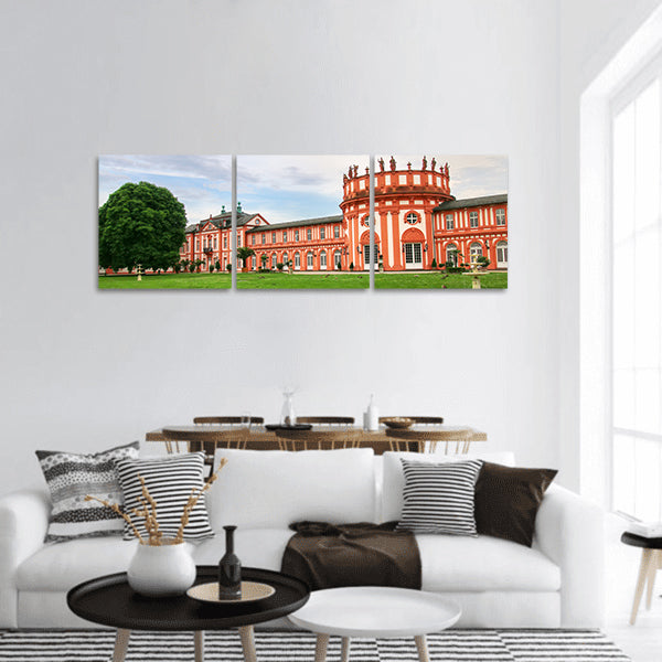 Biebrich Palace in Wiesbaden, Hesse, Germany Panoramic canvas Wall Art