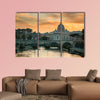 View to bridge and Vatican City at sunset in the Rome, Italy wall art