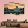 View to bridge and Vatican City at sunset in the Rome, Italy wall art