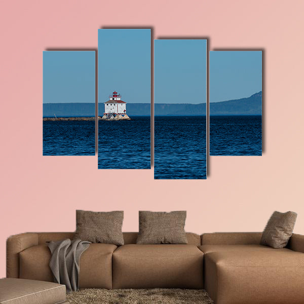 Thunder Bay Lighthouse Multi panel canvas wall art