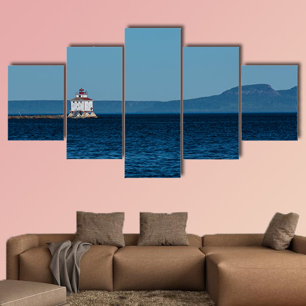 Thunder Bay Lighthouse Multi panel canvas wall art