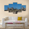 View of the Basilica and Capitoline Temple Multi panel canvas wall art