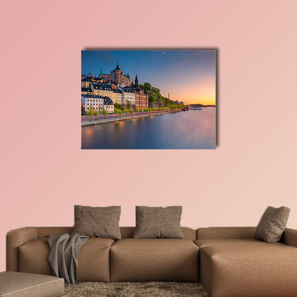 Image of old town Stockholm, Sweden multi panel canvas wall art