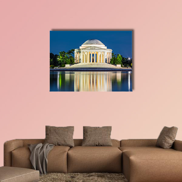 Jefferson Memorial in Washingto is a public building managed by wall art