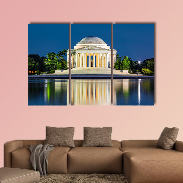 Jefferson Memorial in Washingto is a public building managed by wall art