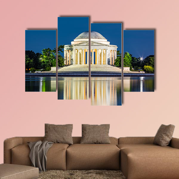 Jefferson Memorial in Washingto is a public building managed by wall art
