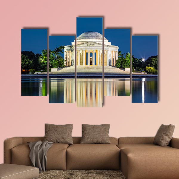 Jefferson Memorial in Washingto is a public building managed by wall art