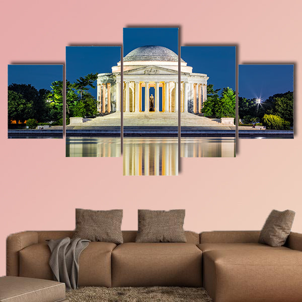 Jefferson Memorial in Washingto is a public building managed by wall art