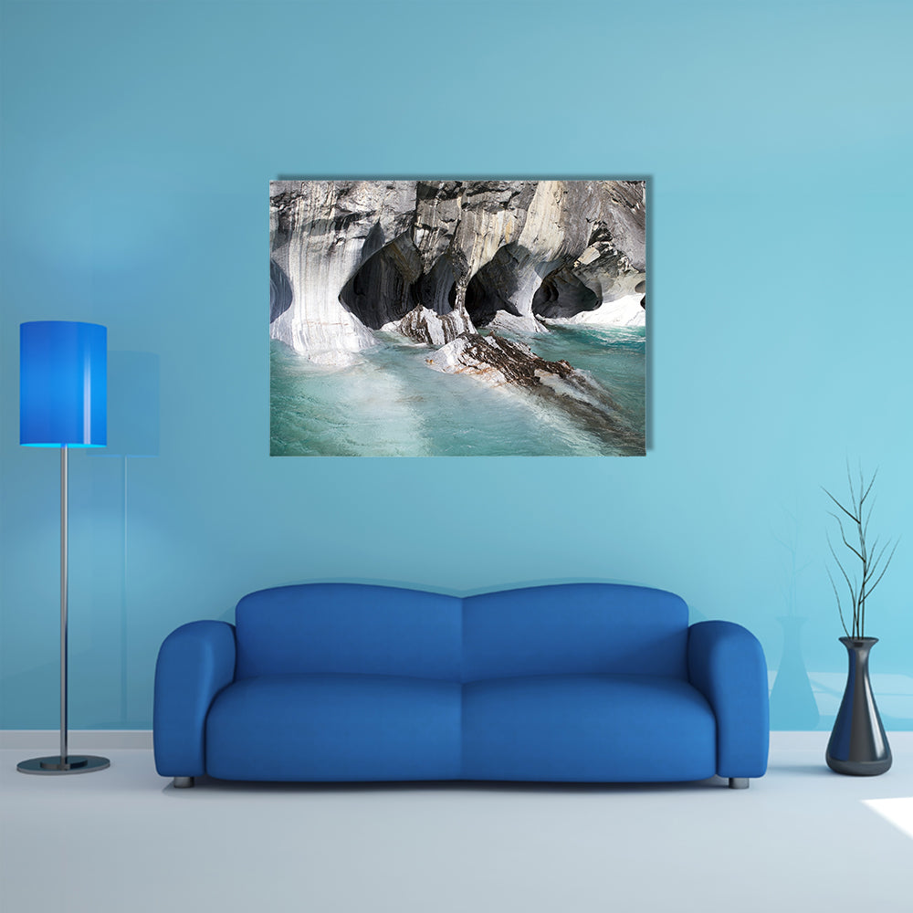 Marble Cathedral, a geological folds and a weathered multi panel canvas wall art
