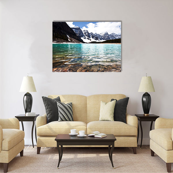 lake in Canada multi panel canvas wall art