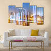 City Square music fountain multi panel canvas wall art