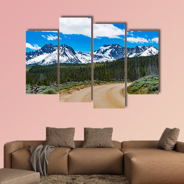 Taken along the Saw tooth Scenic Byway in Idaho Multi panel canvas wall art