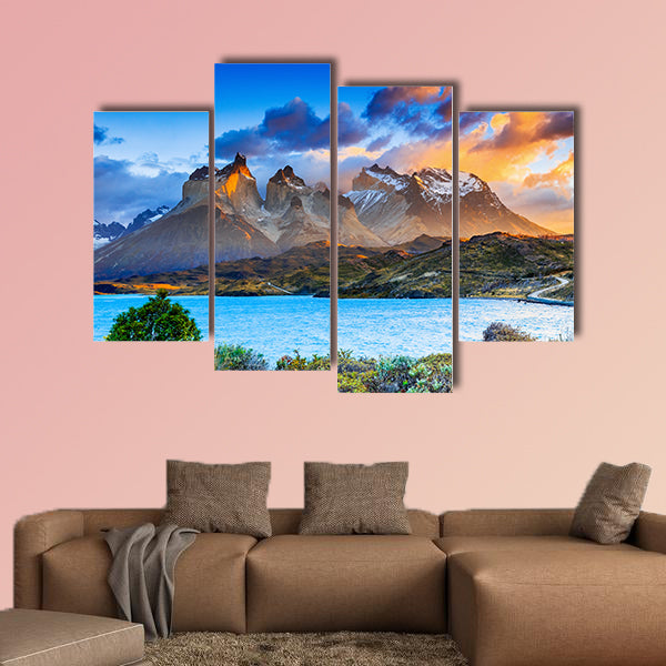 Torres Del Paine National Park, Chile. Sunrise at the wall art