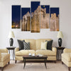 Gravensteen castle in Gent Multi panel canvas wall art