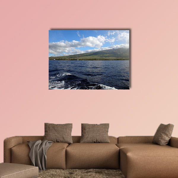 Scenery of west Maui near Lahaina, Hawaii Multi panel canvas wall art