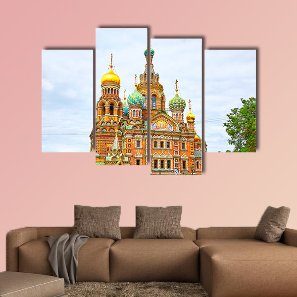Church of the Savior on Spilled Blood multi panel canvas wall art