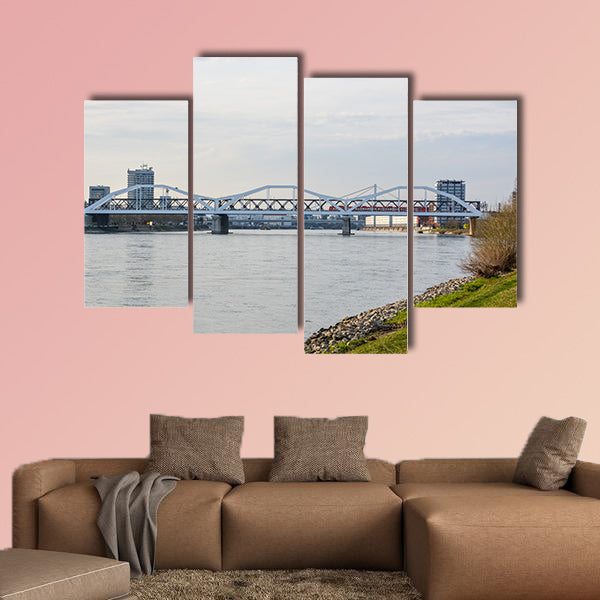 The white bridge from Mannheim to Ludwigshafen wall art