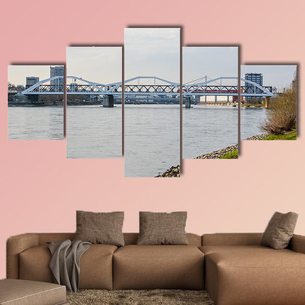 The white bridge from Mannheim to Ludwigshafen wall art