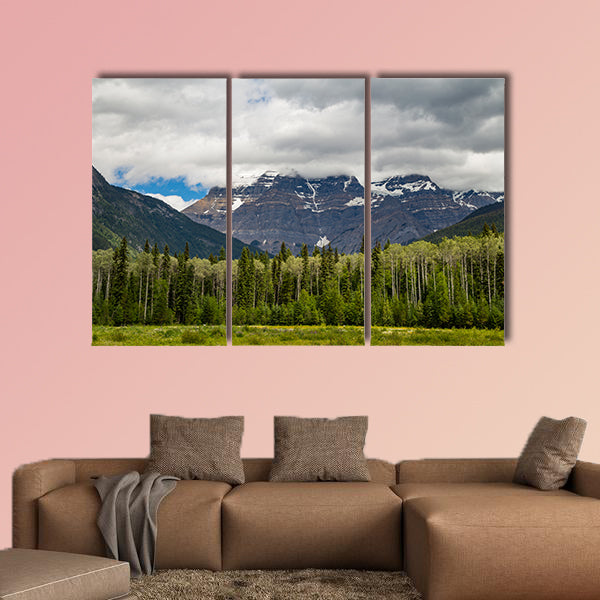 Mount Robson Park multi panel canvas wall art
