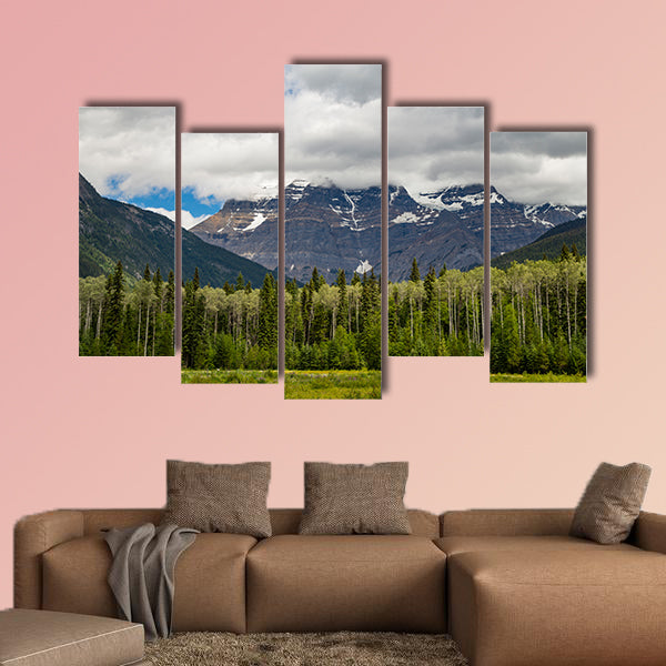 Mount Robson Park multi panel canvas wall art