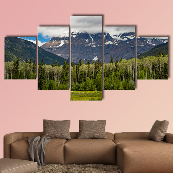 Mount Robson Park multi panel canvas wall art