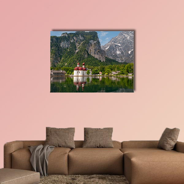 Konigssee" the sea of King in summer season at Berchtesgaden, wall art