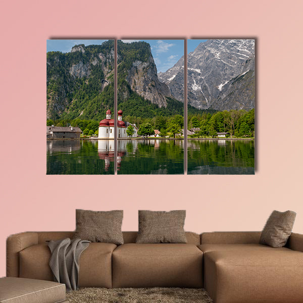 Konigssee" the sea of King in summer season at Berchtesgaden, wall art