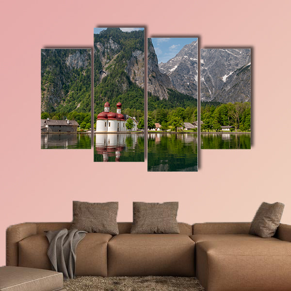 Konigssee" the sea of King in summer season at Berchtesgaden, wall art