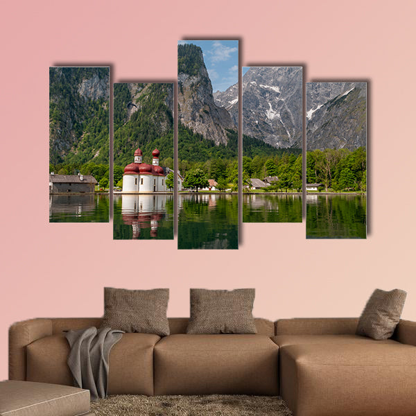 Konigssee" the sea of King in summer season at Berchtesgaden, wall art