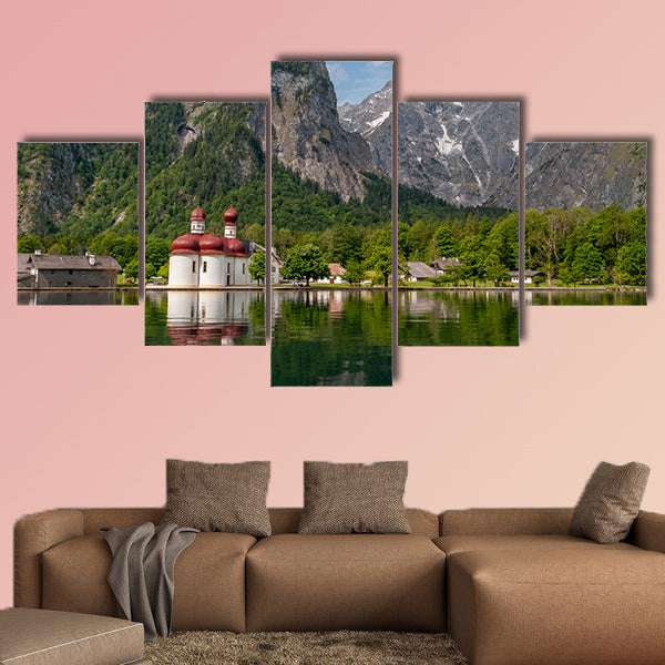 Konigssee" the sea of King in summer season at Berchtesgaden, wall art