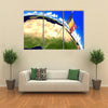 Chad national flag marking furnished by NASA Multi panel canvas wall art