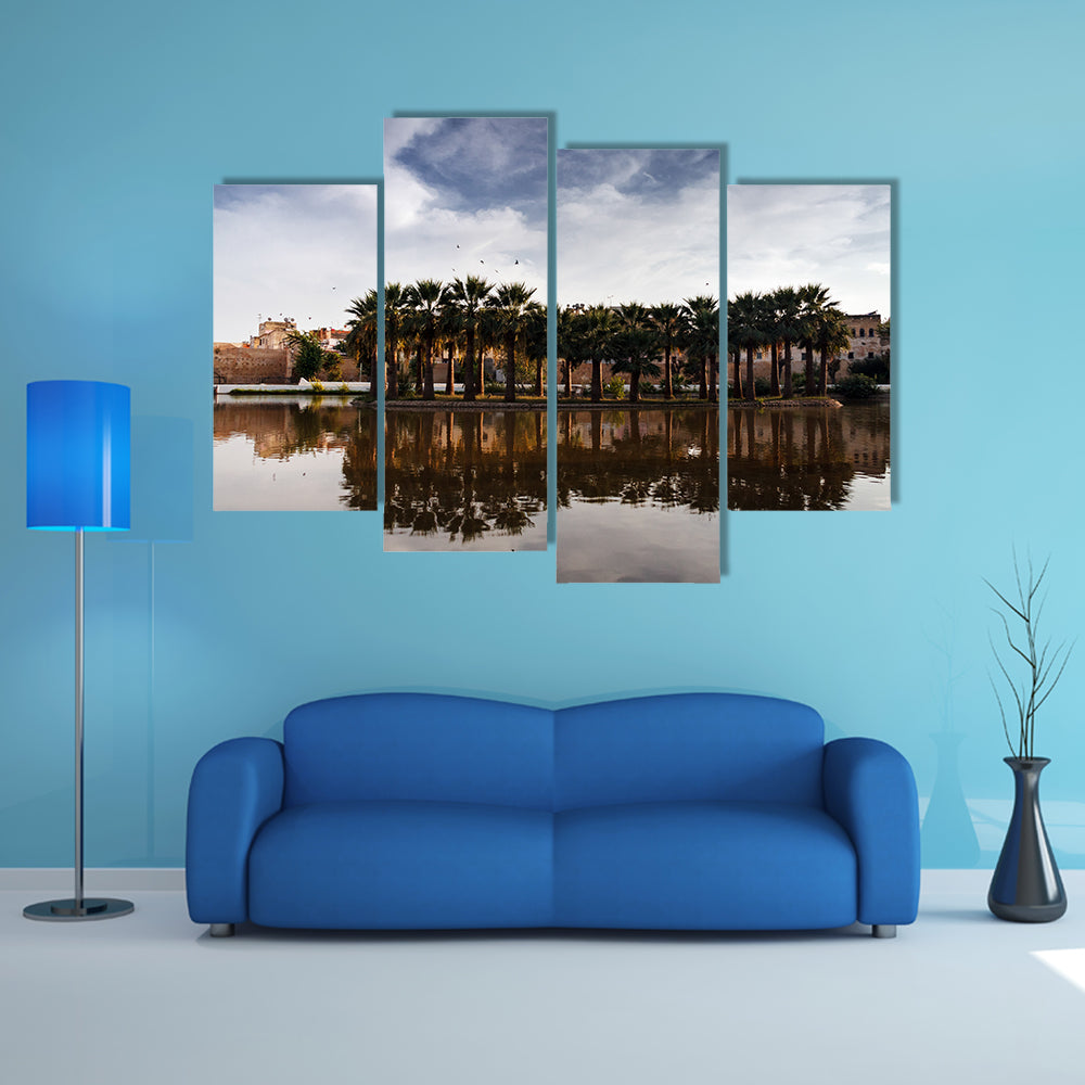 Fes scenery, Morocco multi panel canvas wall art