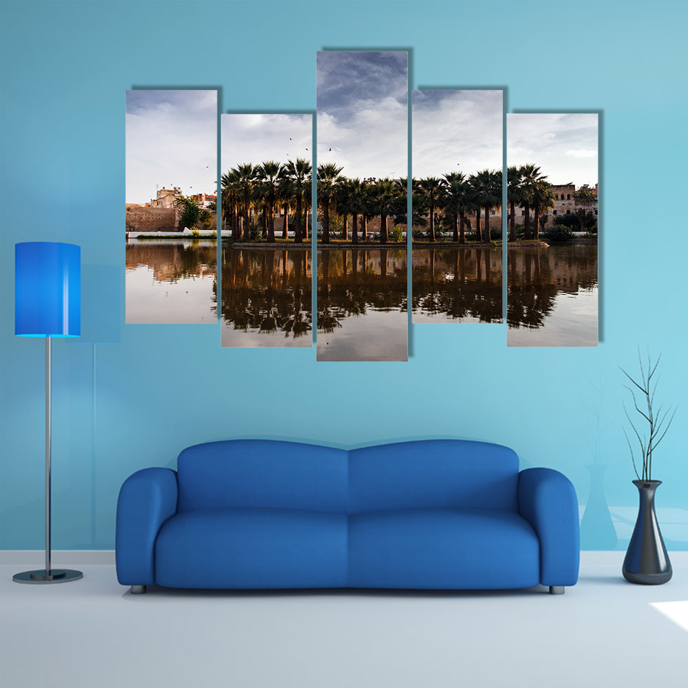 Fes scenery, Morocco multi panel canvas wall art