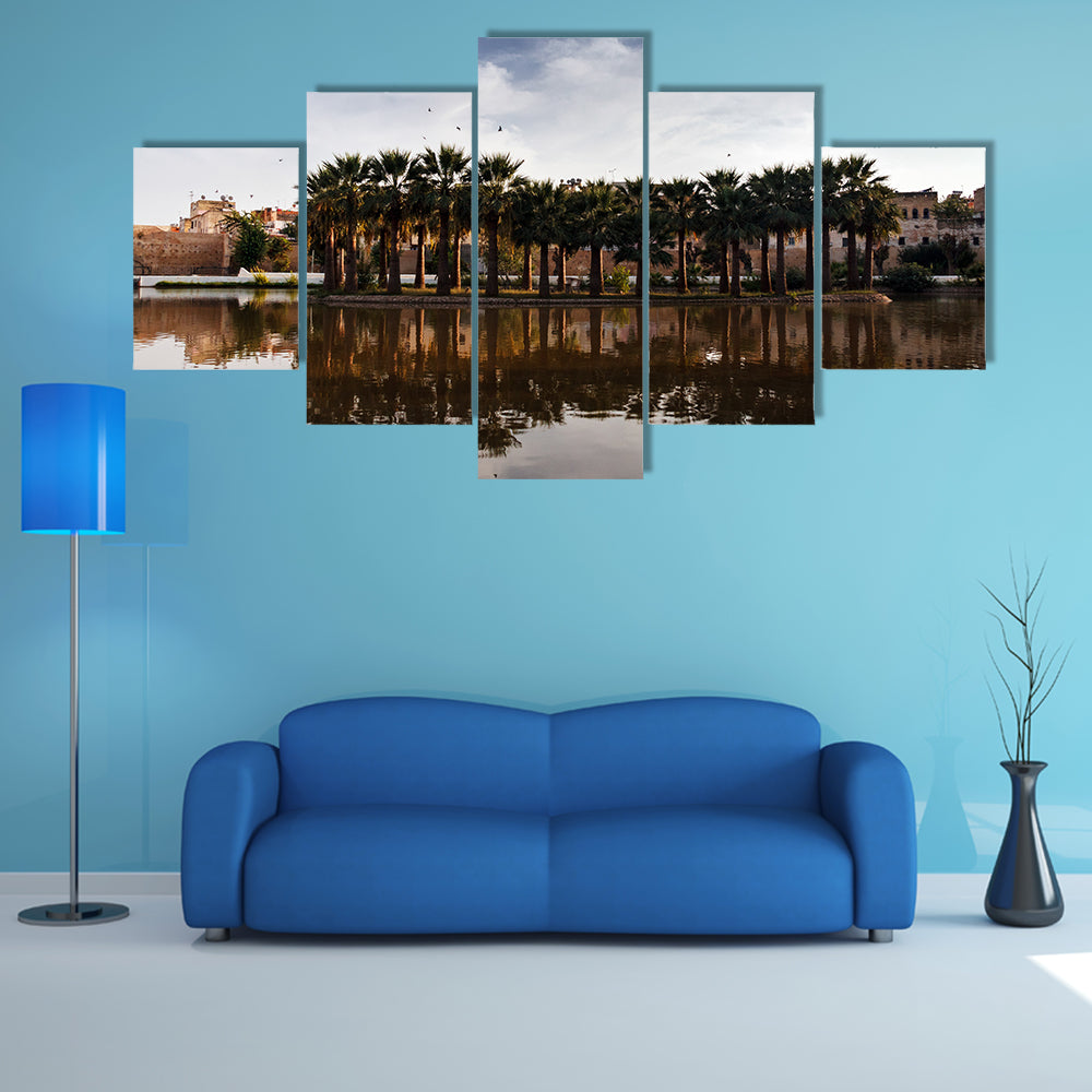 Fes scenery, Morocco multi panel canvas wall art