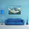 Views of Black mountain range "Cordillera negra" from Wilcacocha lagoon, Peru Multi Panel Canvas Wall Art