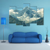 Views of Black mountain range "Cordillera negra" from Wilcacocha lagoon, Peru Multi Panel Canvas Wall Art