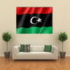 The Vector Illustration Of The Flag Of The Libya, Multi Panel Canvas Wall Art